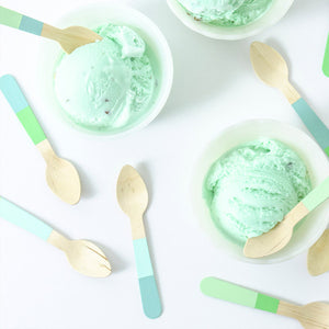 Color Block Ice Cream Spoons