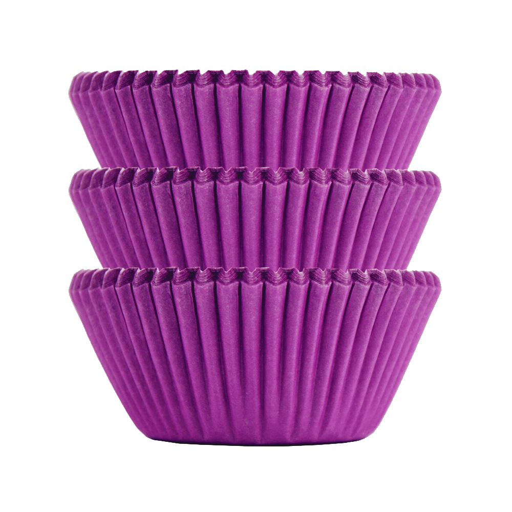 Electric Purple Plain Baking Cups